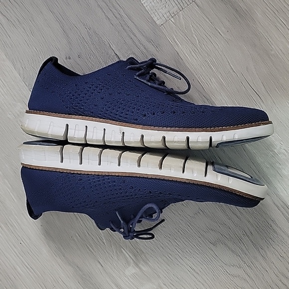 Cole Haan ZeroGrand Stitchlite  Knit blue comfort dress shoes size 8.5 C32149 main image 6